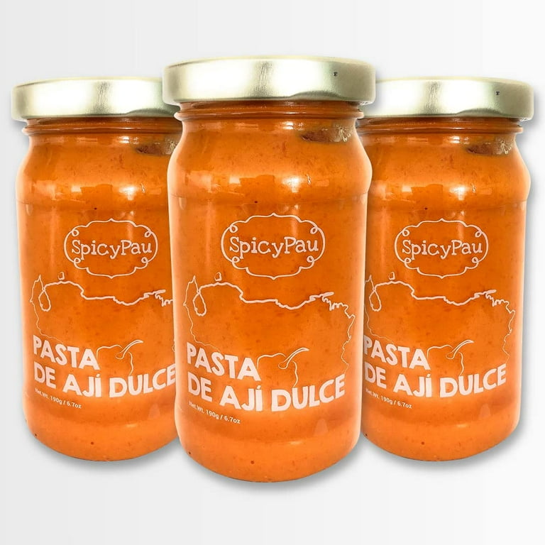 Pasta de Ají Dulce Spicy Pau 6.7oz each – No sugar, 100 Pasta de Ají Dulce Spicy Pau 6.7oz each – No sugar, 100