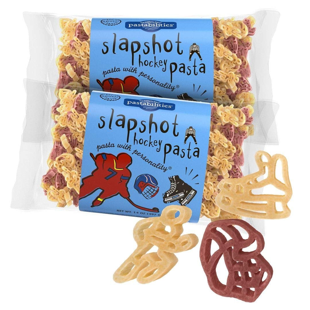 Slapshot Hockey Shaped Natural Wheat Pasta, 14 oz, 2 Pack