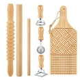 thumbnail image 1 of Pastas Making Set for Gnocchi and Ravioli Includes Wood Board and Rolling Pin, 1 of 11