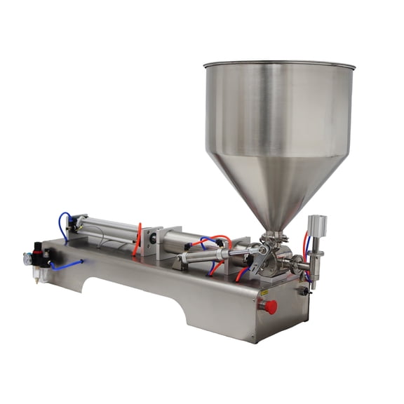Paste Liquid Filling Machine Single Nozzles 100-1000ml Pneumatic Stainless Steel Piston Filler
