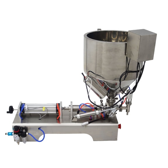 Paste Liquid Heating Filling Machine Pneumatic Bottle Filler Single Nozzle 30-300ml