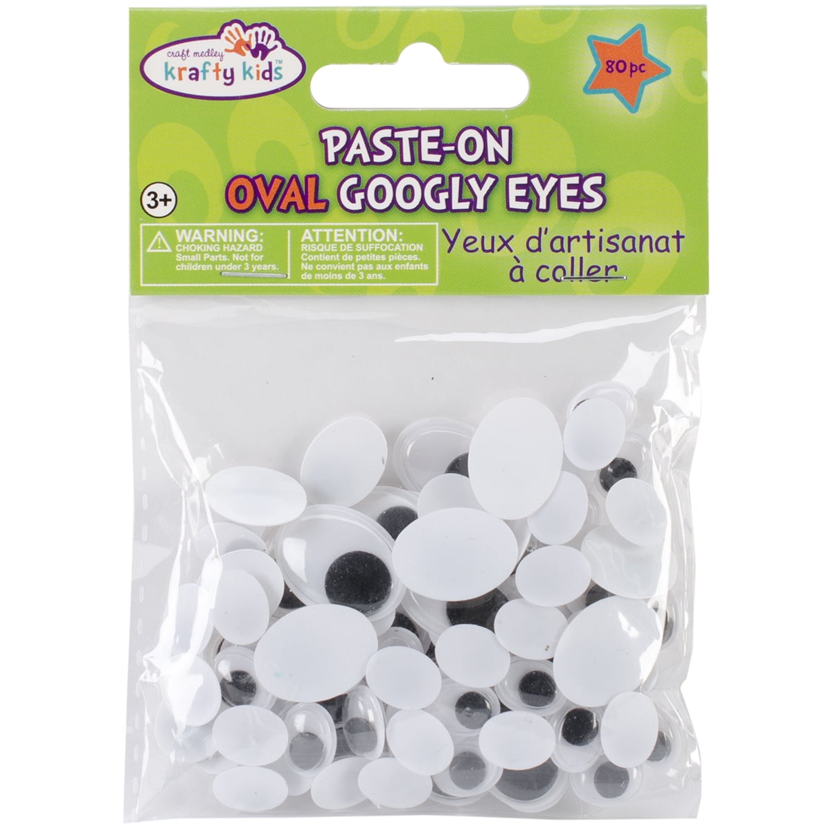 Googly Eyes - Assorted Sizes - 160 Piece