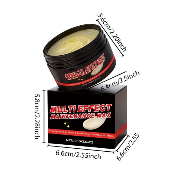 Paste Wax, 3.53-Ounce,Multipurpose Furniture Polish Ideal on Hardwood Floors, Fine Furniture, Granite, Marble