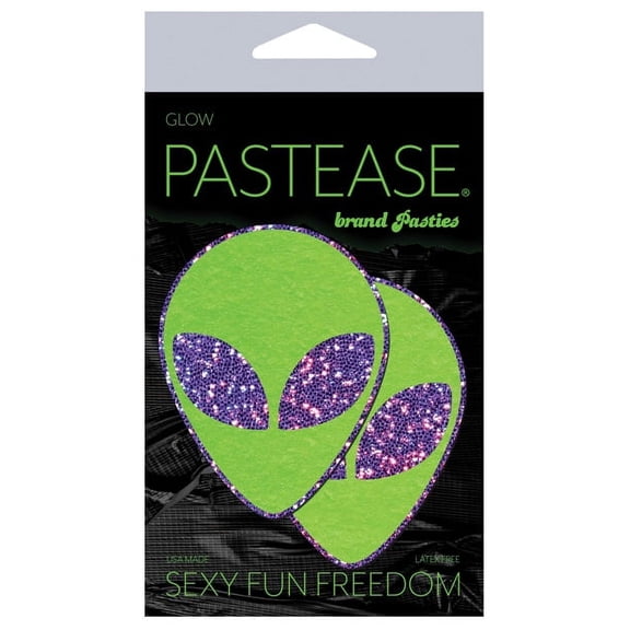 Pastease Premium Glitter Alien - Purple/Green O/S