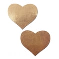 thumbnail image 1 of Pastease - Nipple Pasties - Love: Liquid Rose Gold Heart - 3" x 2.5", 1 of 3