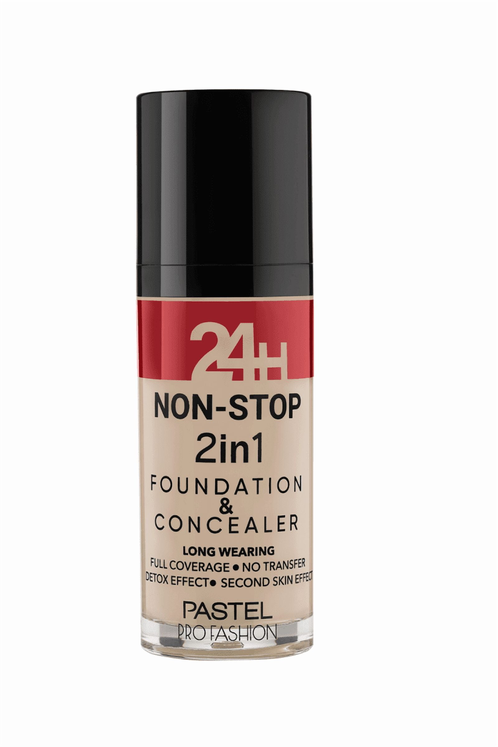 Pastel 24H Non-Stop 2in1 Foundation & Concealer - 601 Cool