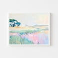 thumbnail image 1 of Pastel Abstract Landscape Painting Colorful Pink Field Wall Art Print Whimsical Impressionist Spring Summer Wall Art Decor For Home Office, 8x12 UNFRAMED, 1 of 3