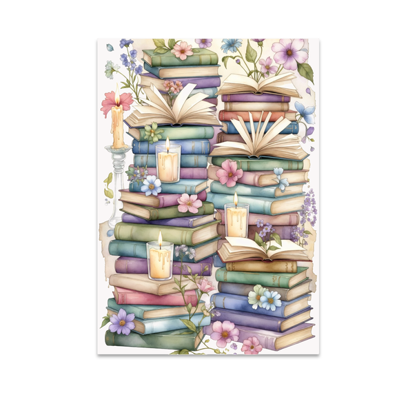 Pastel Academia Daydreams Wall Decor - Light Academia Lover - 13x19 Poster Print