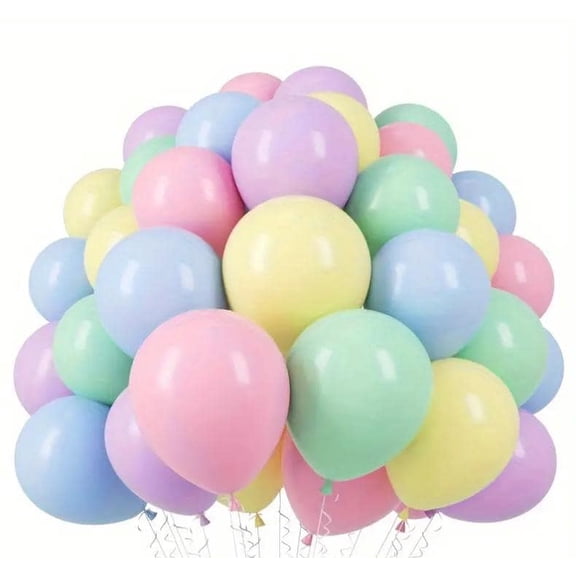 Pastel Balloon Set for Parties - 45 pcs Assorted Colors
