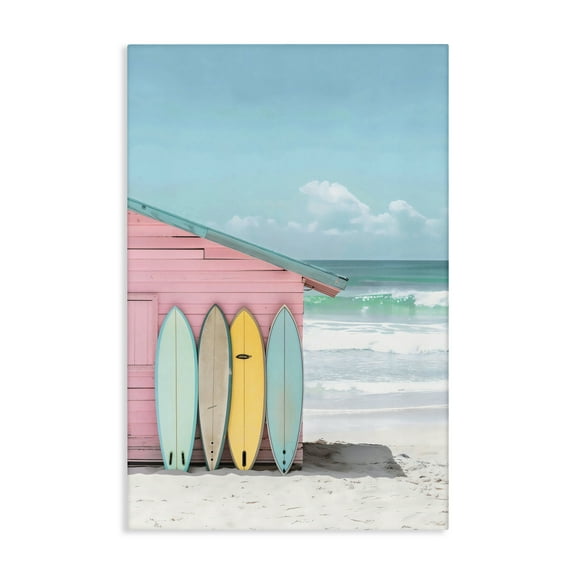 Stupell Industries Pastel Beach Dream Canvas Wall Art, design by LSR Design Studio, 24 x 16