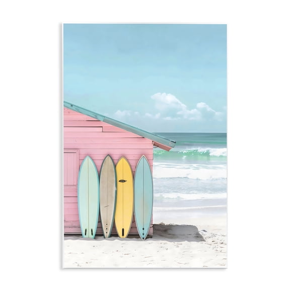 Stupell Industries Pastel Beach Dream Wall Plaque Art, design by LSR Design Studio, 15 x 10