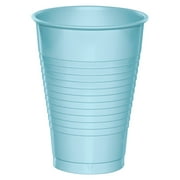 Pastel Blue 12 oz Plastic Cups for 20 Guests