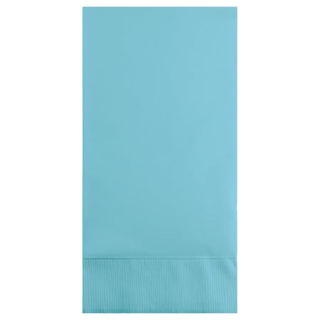 Pastel Blue Paper Guest Towels 4" x 8" 48 Count for 24 Guests