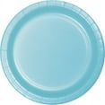 Pastel Blue Paper Plates, 24Pack