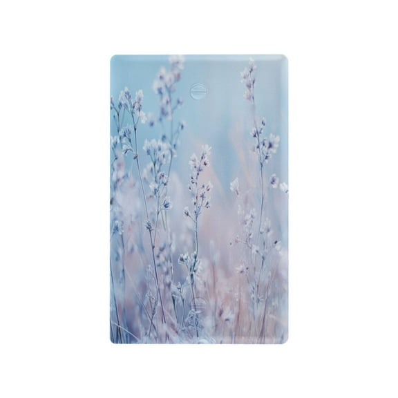 Pastel Blue Wildflowers Light Switch Cover Switch Plate Outlet Cover Plug Cover for Electrical Outlet