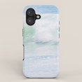 Pastal Shell Pastel Blue and Seafoam Ocean Wave Tough Case for Apple iPhone ...
