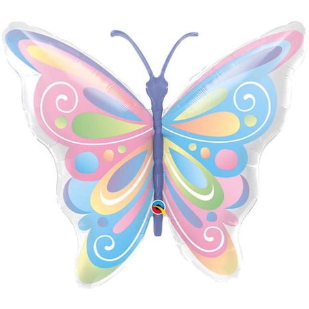Pastel Butterfly Balloon 40"