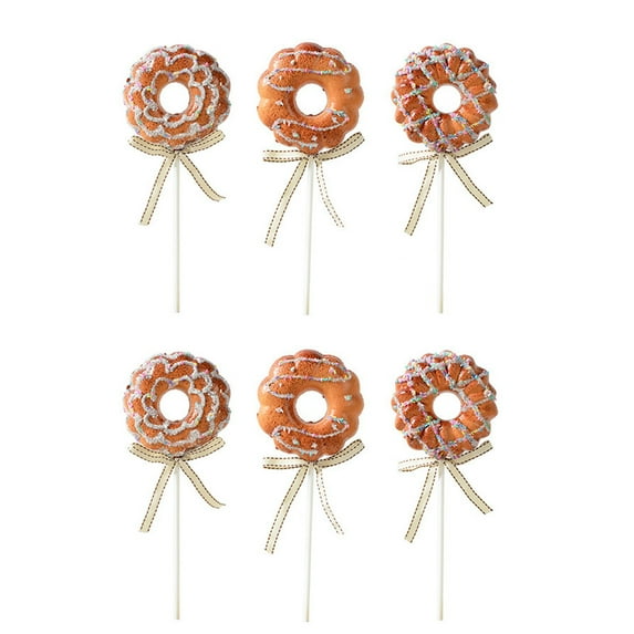 Pastel Candy Land Christmas Ornaments Set, Assorted Cute Macaron Color Candy Dessert Hanging Pendant Decorations for Xmas Tree, Kids Birthday Party, Home Holiday Decor Supplies