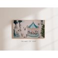 Pastel Carousel Home Decor Wall Art Poster Print for Apartment ...