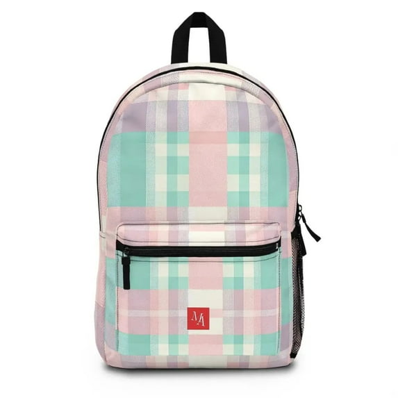 Pastel Checkerboard Pattern - Backpack