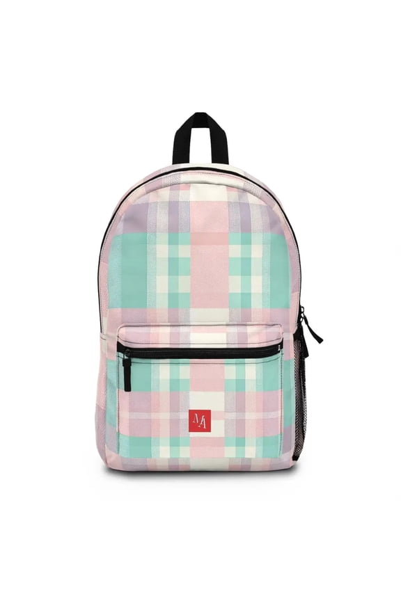 Pastel Checkerboard Pattern - Backpack