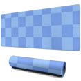 thumbnail image 1 of Pastel Checkered Mouse Pad - Cute Boho Design for Chic Home Offices, Anti-Slip Rubber, Ideal for Computers & Laptops, Large 31.5x11.8in, Aesthetic Pattern to Enhance Workspace Vibes, 1 of 7