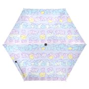 Pastel Clouds Design Folding Umbrella UV50+ Waterproof Sun Protection Auto Open Close Compact Fiberglass Frame