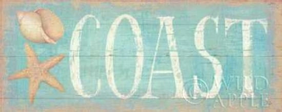 Pastel Coast Canvas Art - Daphne Brissonnet (10 x 20)