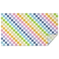 thumbnail image 1 of Pastel Color Checkered Pattern Rectangle Tablecloth 60"x102",Waterproof Polyester Rectangle Table Cloth, Wipeable Spillproof Polyester Tablecloth for Dining, Camping, Indoor and Outdoor, 1 of 6