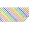 thumbnail image 1 of Pastel Color Checkered Pattern Rectangle Tablecloth 60"x120",Waterproof Polyester Rectangle Table Cloth, Wipeable Spillproof Polyester Tablecloth for Dining, Camping, Indoor and Outdoor, 1 of 6