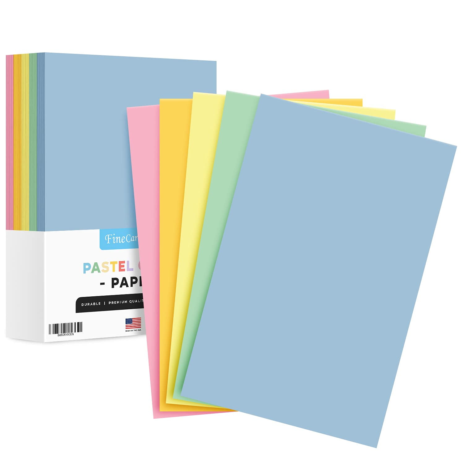 Pastel Color Paper, 11 x 17" MultiColor Bulk Paper for Spring & Easter