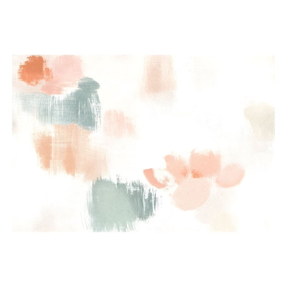 Pastel Color Pattern 12x18in Heat-Resistant Non-Slip Place Mat, Durable and Wrinkle-Resistant