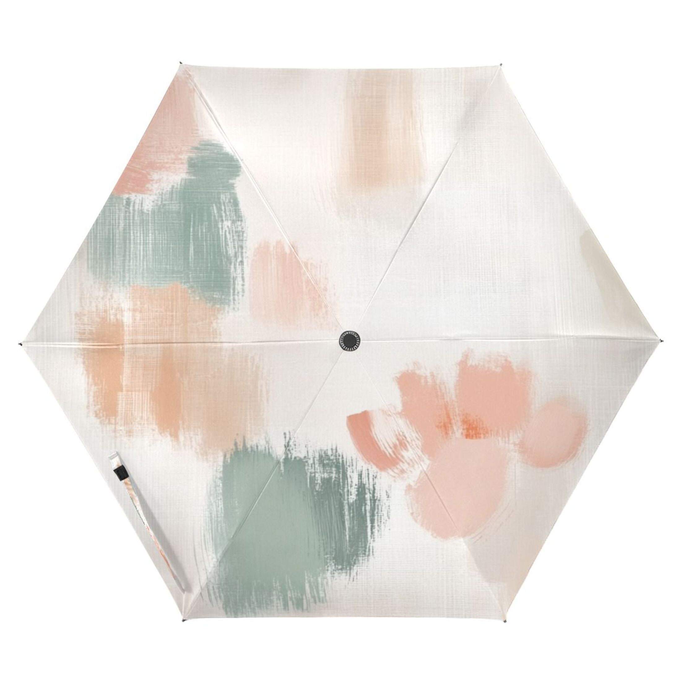Pastel Color Pattern UV50+ Sunscreen Portable Umbrella, Waterproof, Ultra Lightweight 240g