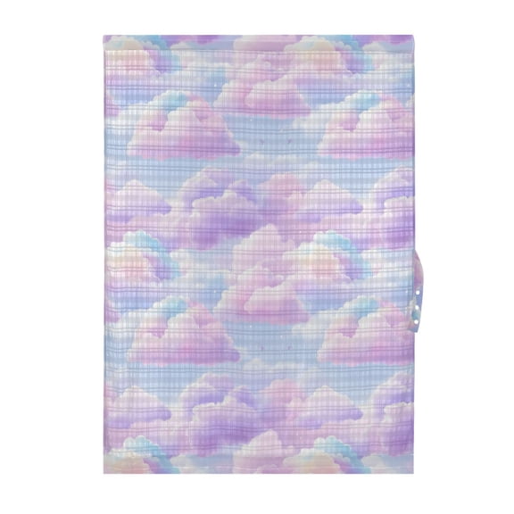 Pastel Colored Clouds Door Curtain Blackout Thermal Insulated Door Side Curtain Panels Privacy 25x40in