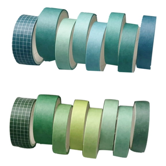 Pastel Colored Washi Tape - 16 Rolls Thin Solid Color Washi Tape, Cute Rainbow Decorative Tape For Bullet Journal, Kids Diy Crafts, Gift Packaging - Color 2