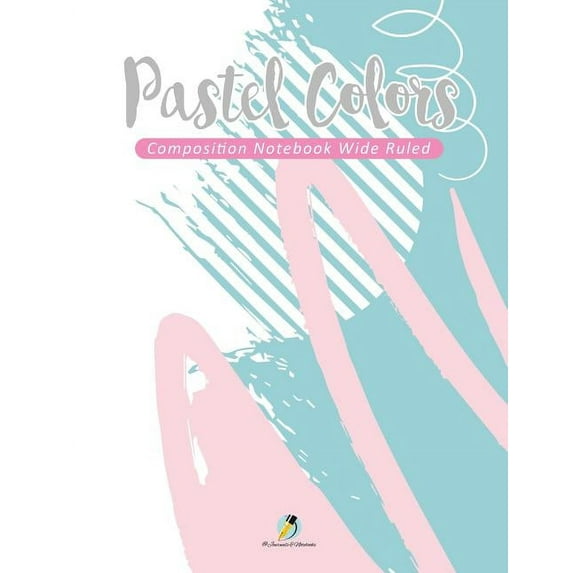 Pastel Colors Composition Notebook Wide Ruled (Paperback)