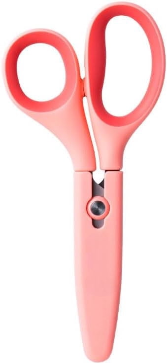 Pastel Compact Safety Scissors – Blunt-Tip Design for Travel, Crafting ...
