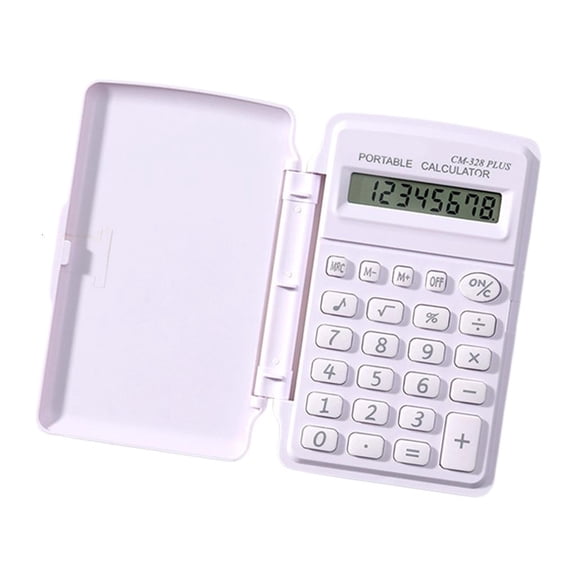 Pastel Cover Mini Scientific Calculator 8 Digit For Students With Durability Case Basic Math Functions
