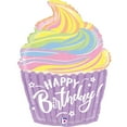 thumbnail image 1 of Pastel Cupcake Holographic Balloon 27", 1 of 2