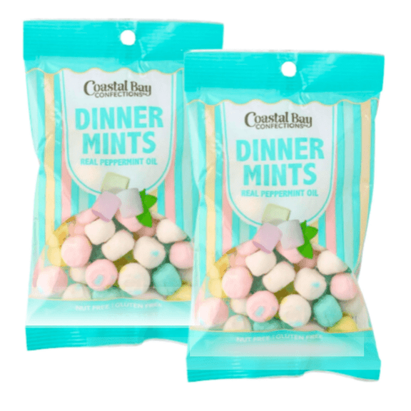 Pastel Dinner Mints, 5 oz, Pack of 2
