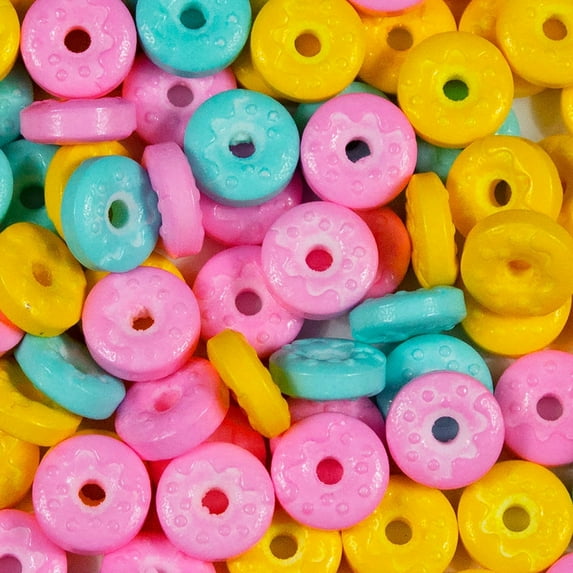 Krazy Sprinkles - Edible Pastel Donut Shapes - Bold Cake Decoration, 1/2 Cup