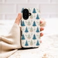 thumbnail image 1 of Pastel Embroidered Winter Tree Festive Phone Case iPhone 17 11 12 13 14 15 16 Pro Max, 1 of 2