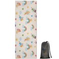thumbnail image 1 of Pastel Fairy Rainbow Pattern Hot Yoga Mat Towel Non Slip for Hot Yoga - Quick-Drying Yoga Mat Cover with 4 Corner Pockets with Travel Bag - Hot Yoga Towel Non Slip 74"x26", 1 of 6