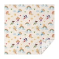 thumbnail image 1 of Pastel Fairy Rainbow Pattern Square Tablecloth,Waterproof Square Table Cover,Wipeable Spillproof Washable Table Cover for Home Kitchen Party Decor 52"x52"(132x132cm), 1 of 6