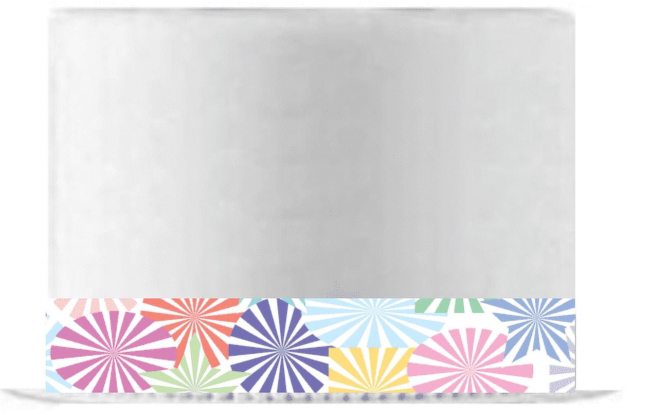 Pastel Flares Edible Cake Decoration Ribbon -6 Slim Strips - Walmart.com