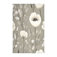 thumbnail image 1 of Pastel Floral Pattern Decorative Waffle Towel Kitchen Dishcloth 28x18in Multi-Use Tea Towel, 1 of 7