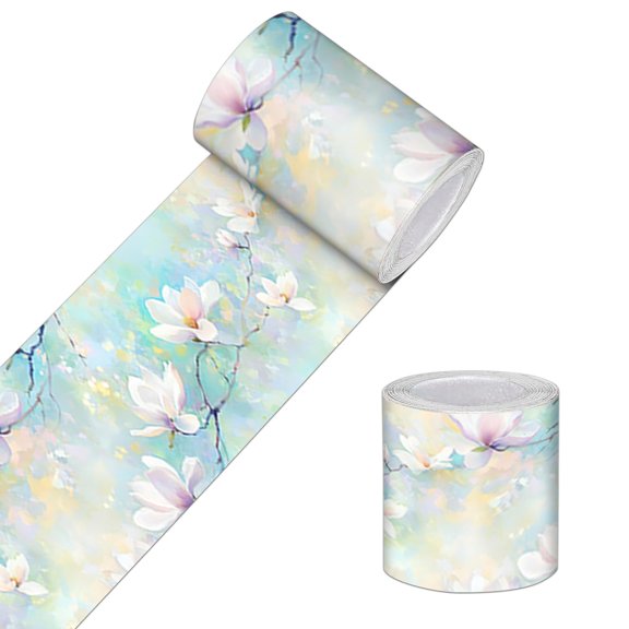 Pastel Floral Pattern Wallpaper Border 4x196in Peel and Stick