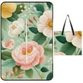 thumbnail image 1 of Pastel Floral Seamless Pattern Design Outdoor Picnic Blanket, Foldable Waterproof Beach Mat, Portable Beach Blanket for Beach Camping, Hiking, Family Concerts, 1 of 8