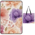 thumbnail image 1 of Pastel Floral Seamless Pattern Design Outdoor Picnic Blanket, Foldable Waterproof Beach Mat, Portable Beach Blanket for Beach Camping, Hiking, Family Concerts, 1 of 8