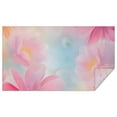 thumbnail image 1 of Pastel Floral Watercolor Pattern Rectangle Tablecloth 60"x102",Waterproof Polyester Rectangle Table Cloth, Wipeable Spillproof Polyester Tablecloth for Dining, Camping, Indoor and Outdoor, 1 of 6